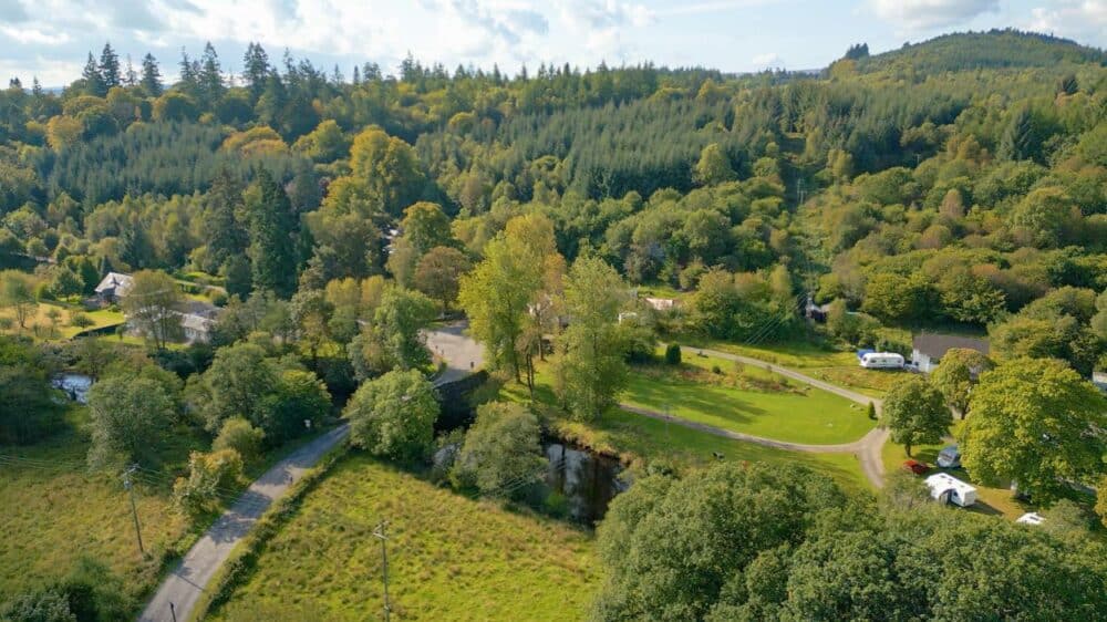 Caravan & Camping Woodland Pitches In The Loch Lomond, Stirling And The Trossachs National Park